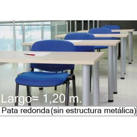 Mesa MODI-1200 patas redondas y melamina