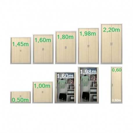 Armarios de puertas de persiana, estrechos, de 60 cm. Oferta online.